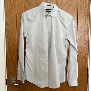 Mens Express XS grey dress shirt